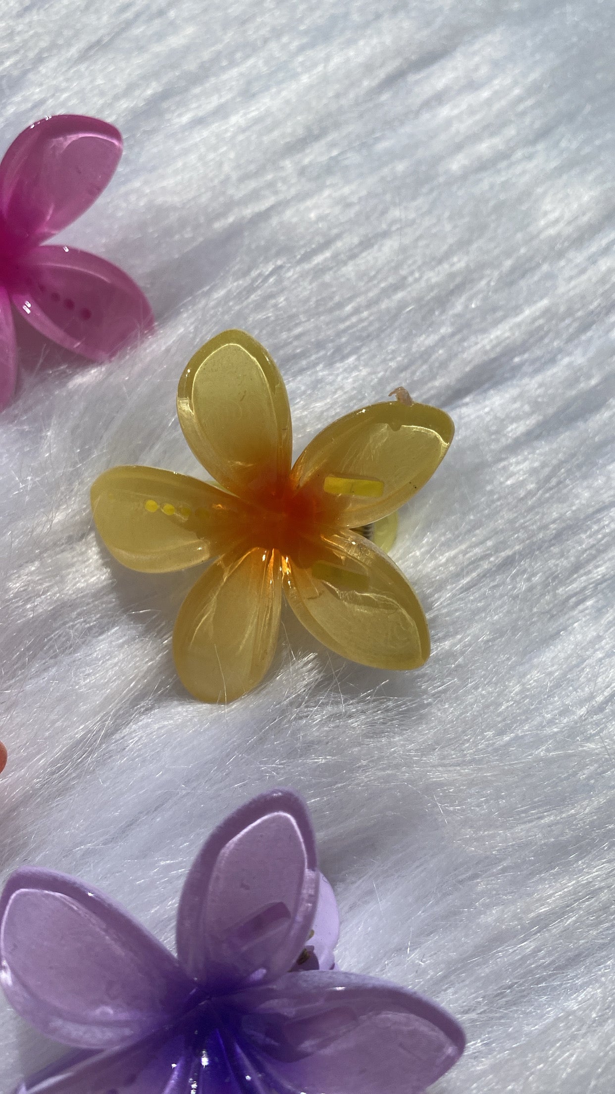 Pinza p/ cabello flor