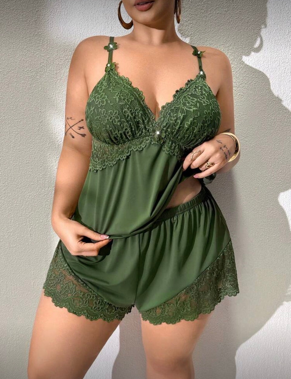 Pijama verde militar 2XL