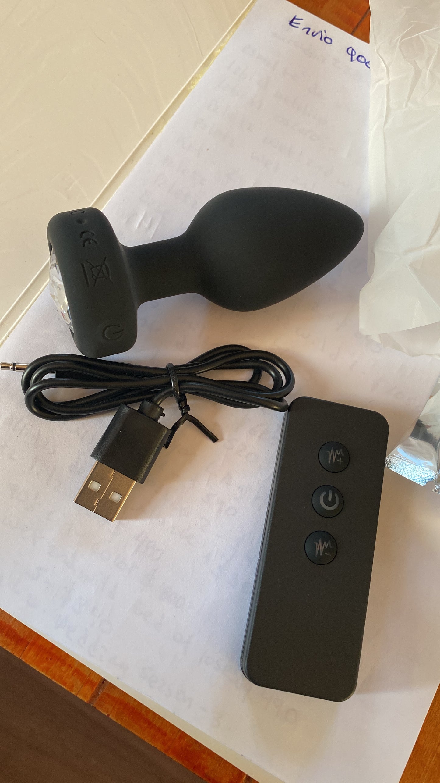 Vibrador anal 10 velocidades recargable