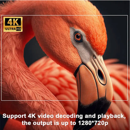 DITONG-Proyector HY300 Plus HD portátil, 4K, 1280x720P, Android 11, Wifi6, LED, vídeo, cine en casa, mini Proyector de películas + pantalla reflectiva 133’’