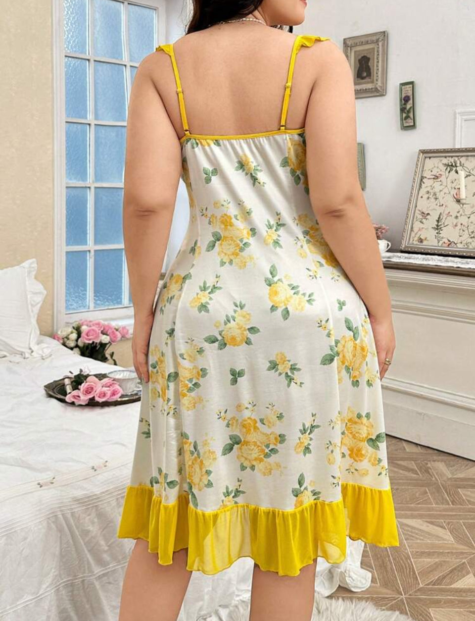 Camisón amarillo 2XL
