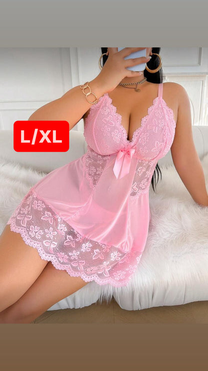 Babydoll Rosa XL