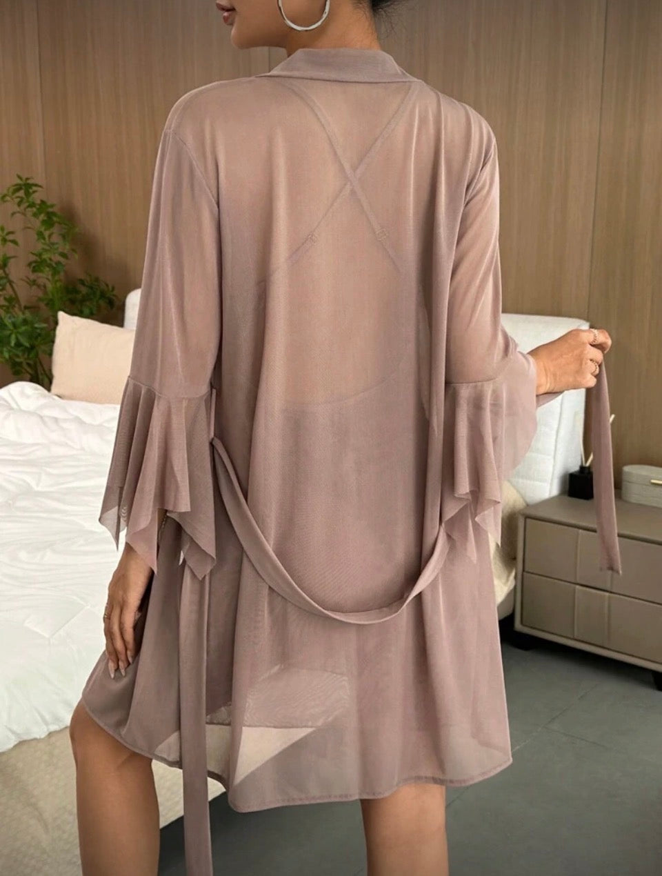 Camisón sexy + bata XL