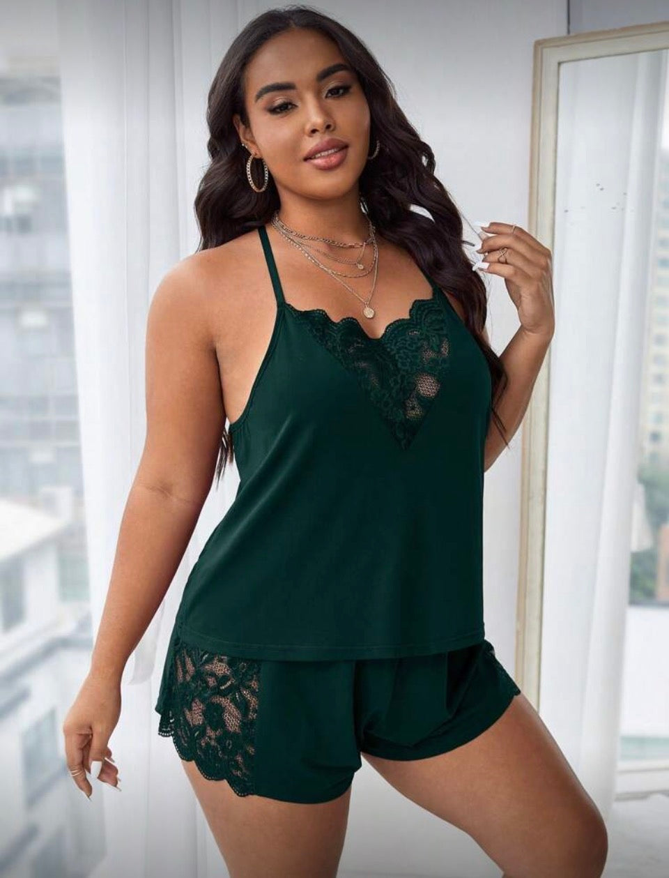 Pijama verde 5XL