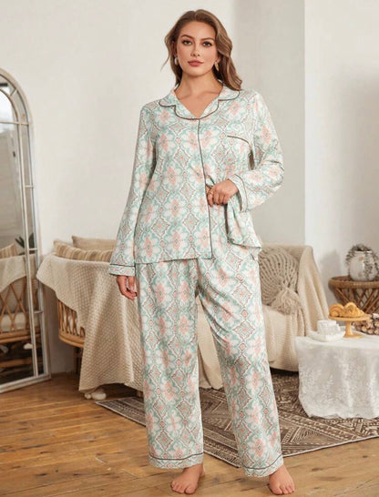 Pijama verde 4XL