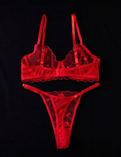 Conjunto rojo 3XL con aro