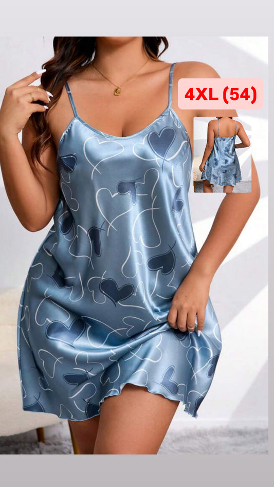 Camisón celeste 4XL