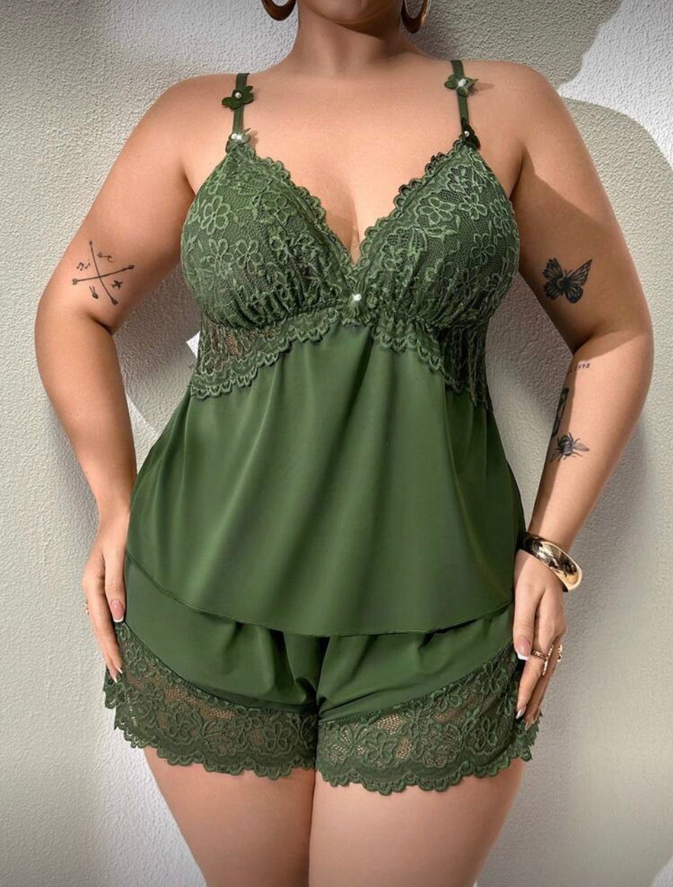 Pijama verde militar 2XL