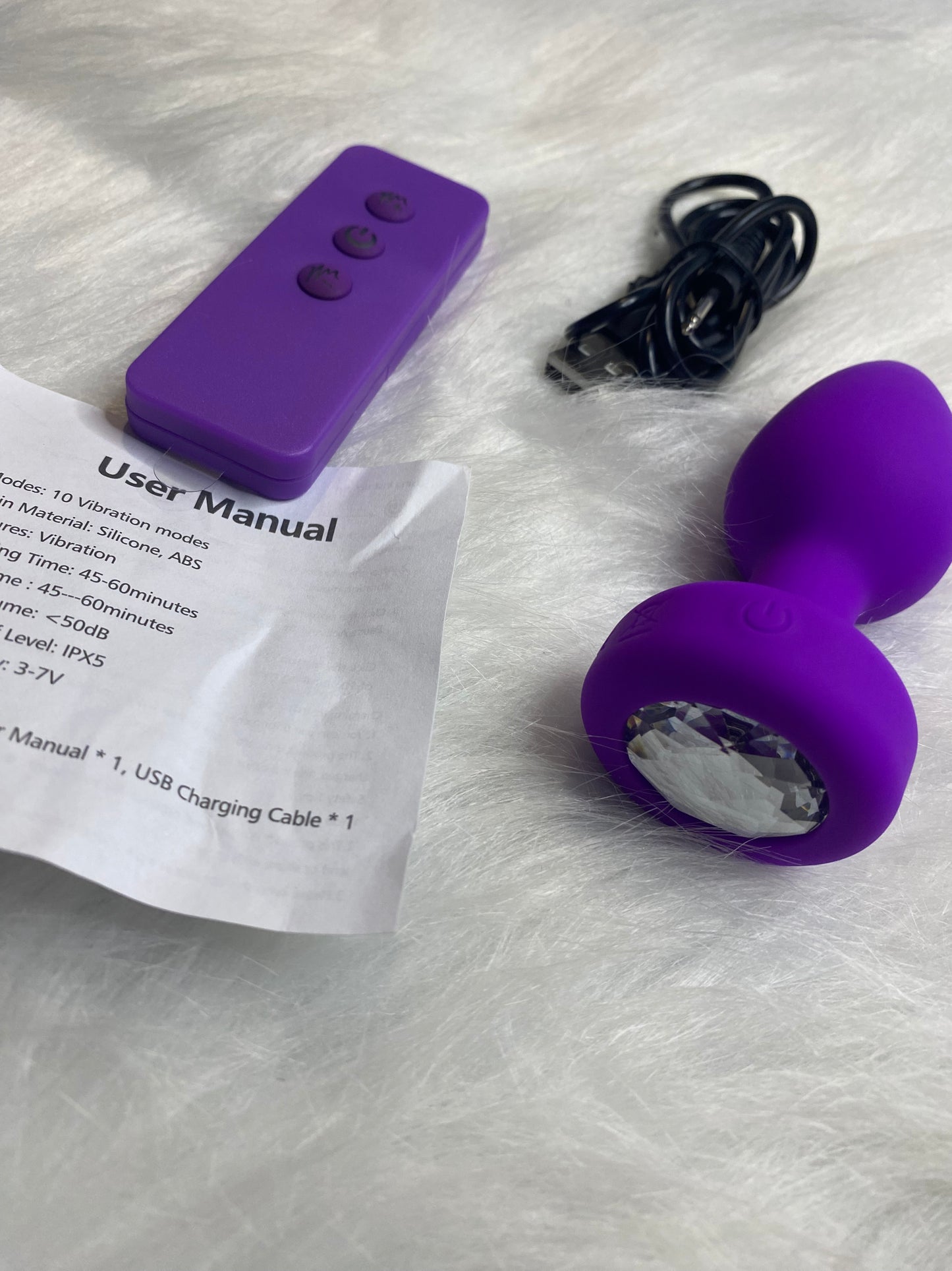 Vibrador anal 10 velocidades recargable