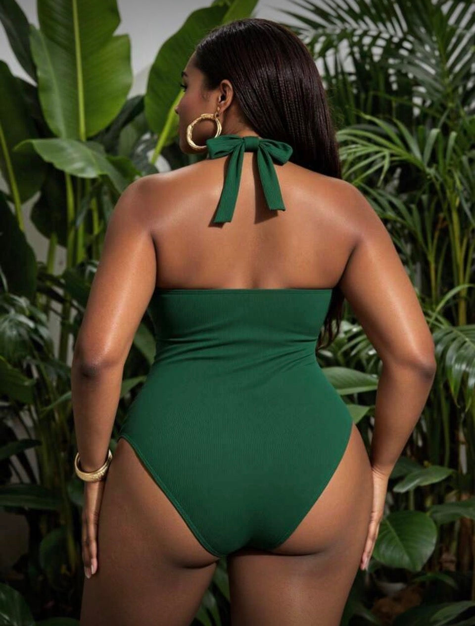 Malla verde esmeralda XL