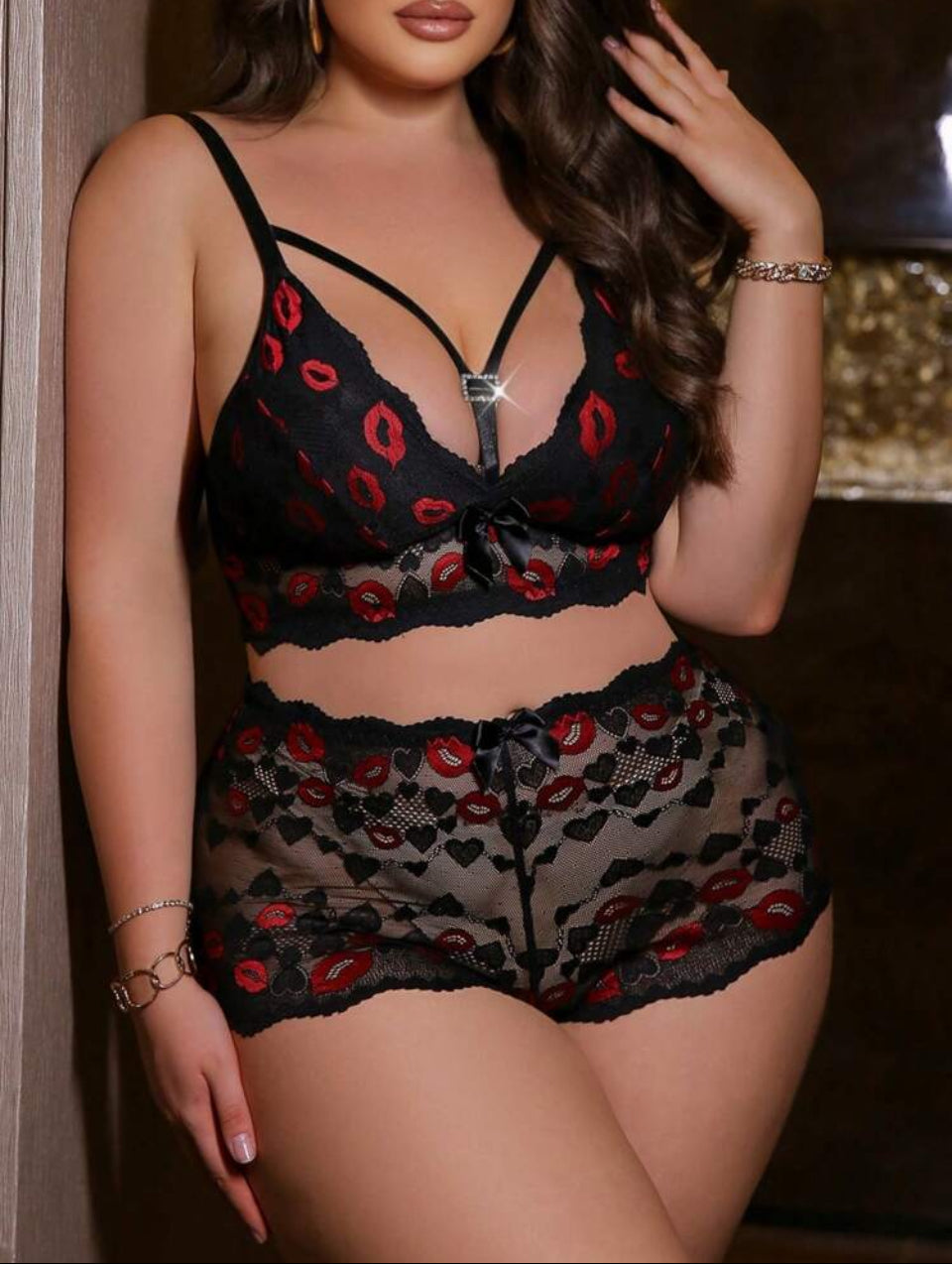 Conjunto sexy 3XL