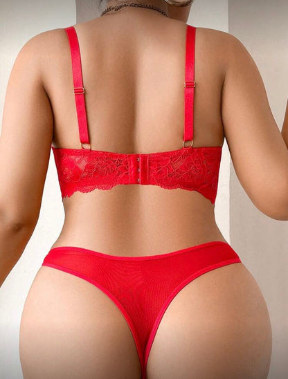 Conjunto rojo XL con aro