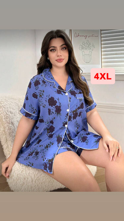 Pijama con short 4XL