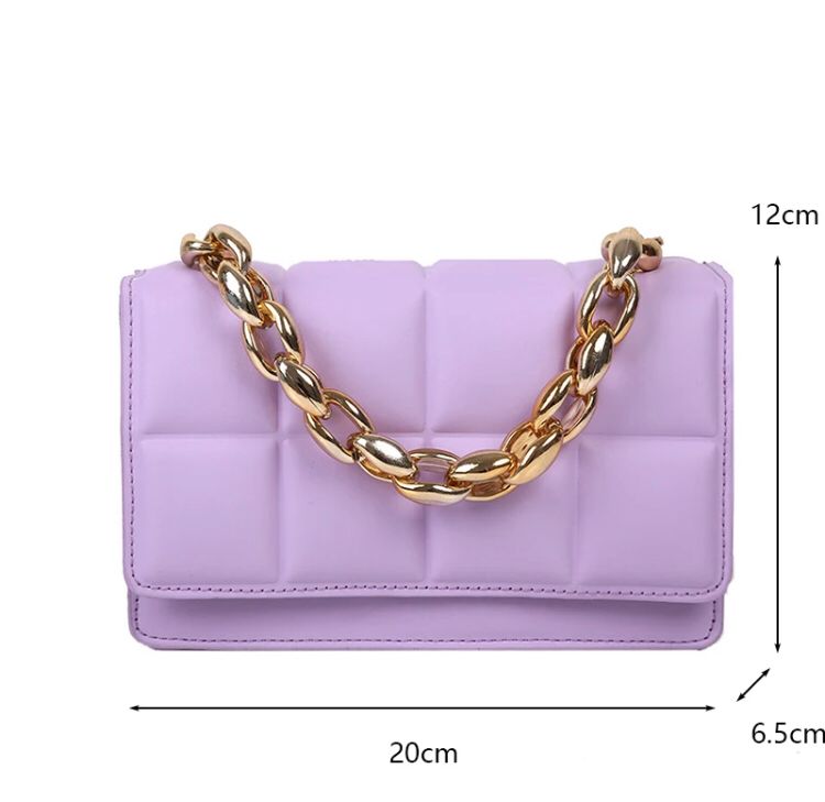Cartera Chica Lila/Rojo