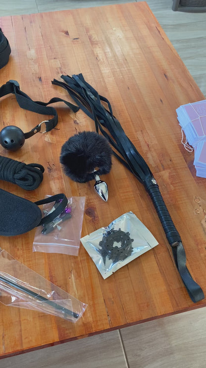 Kits BDSM negro 12pcs