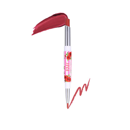 Labial 2 en 1 con delineador