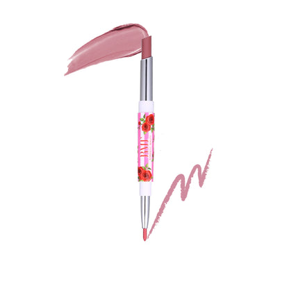 Labial 2 en 1 con delineador