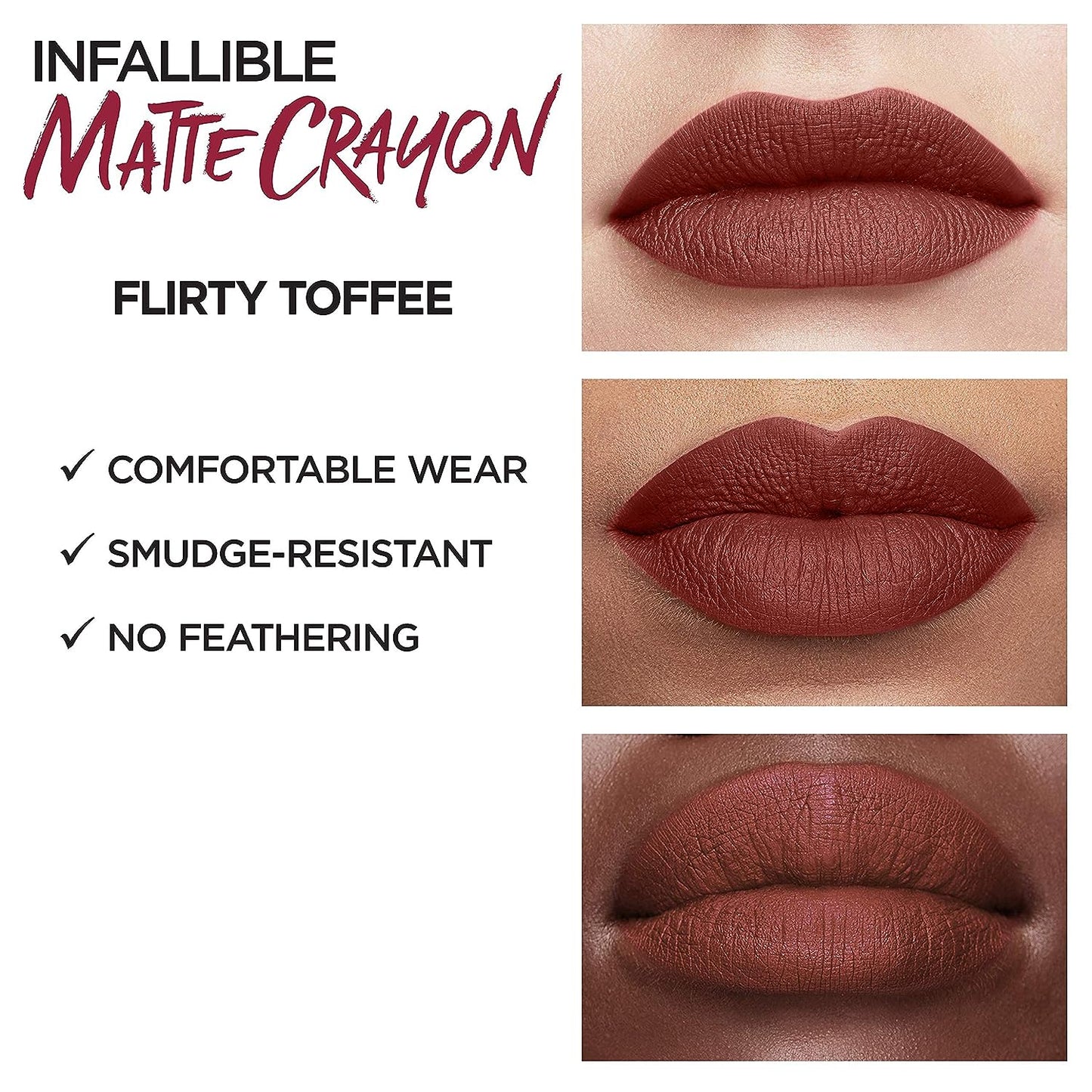 Lápiz Labial Matte Infallible L'Oreal Paris