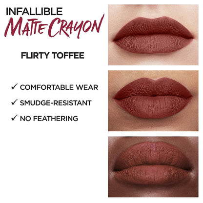 Lápiz Labial Matte Infallible L'Oreal Paris