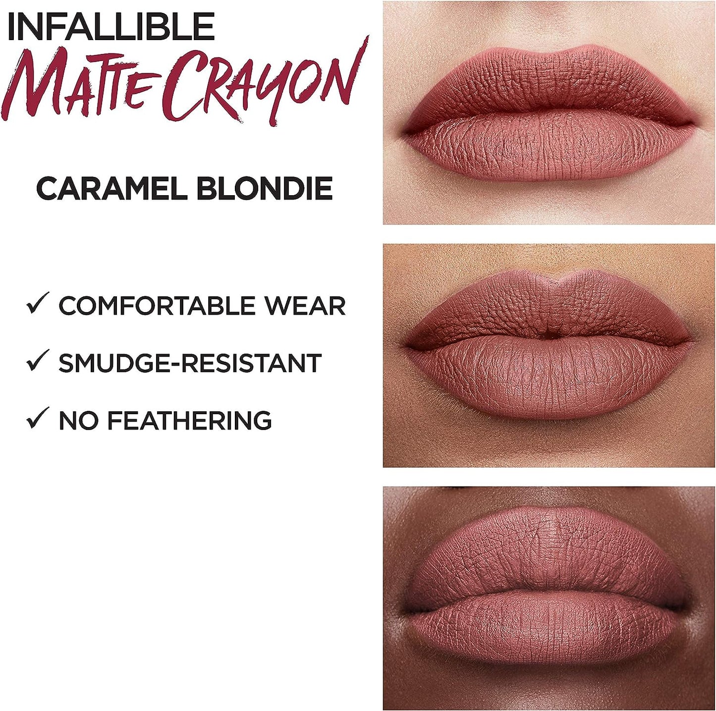 Lápiz Labial Matte Infallible L'Oreal Paris