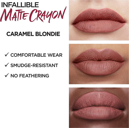 Lápiz Labial Matte Infallible L'Oreal Paris