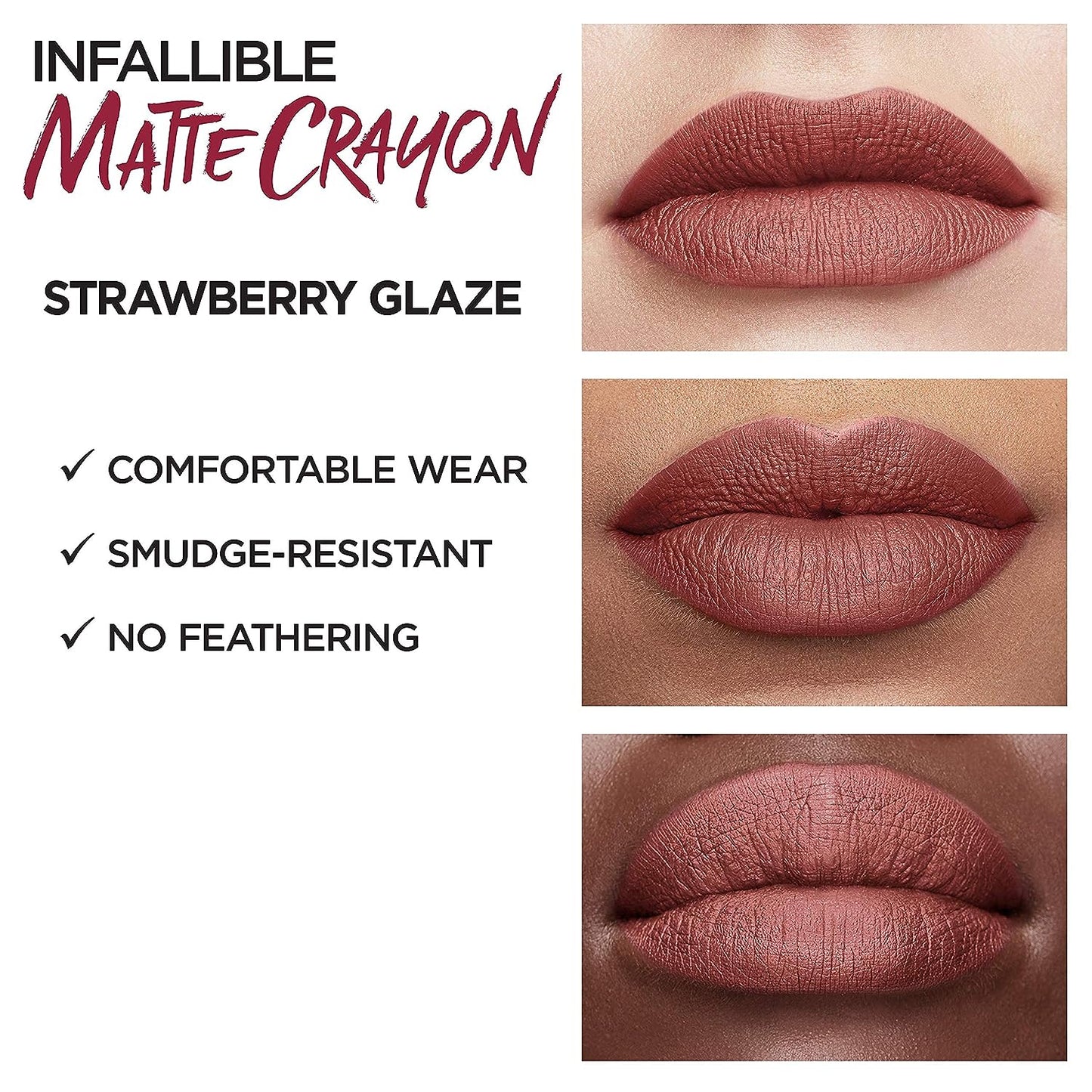 Lápiz Labial Matte Infallible L'Oreal Paris
