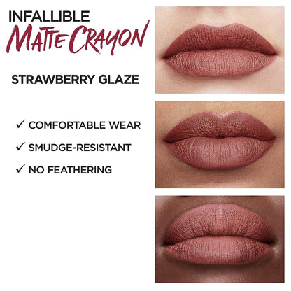 Lápiz Labial Matte Infallible L'Oreal Paris