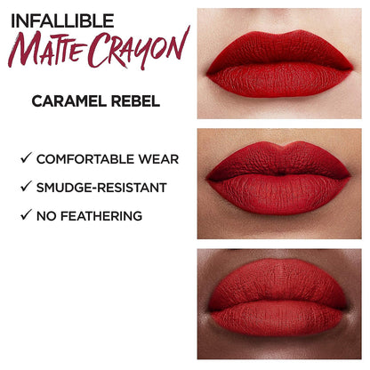 Lápiz Labial Matte Infallible L'Oreal Paris